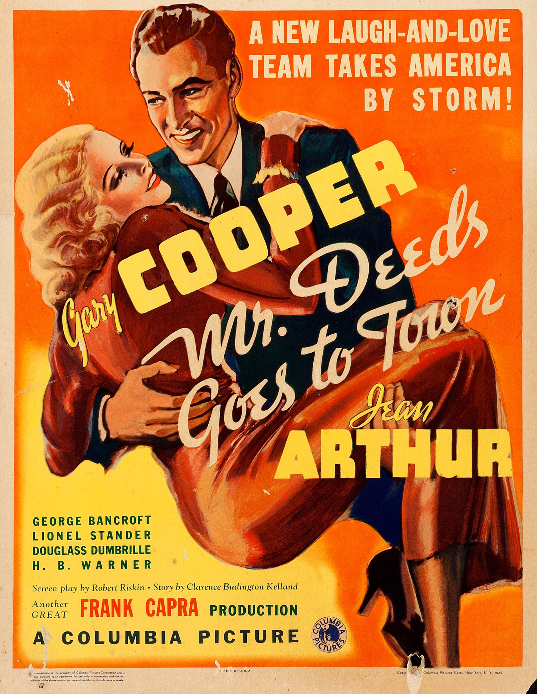 Mr. Deeds Goes to Town poster